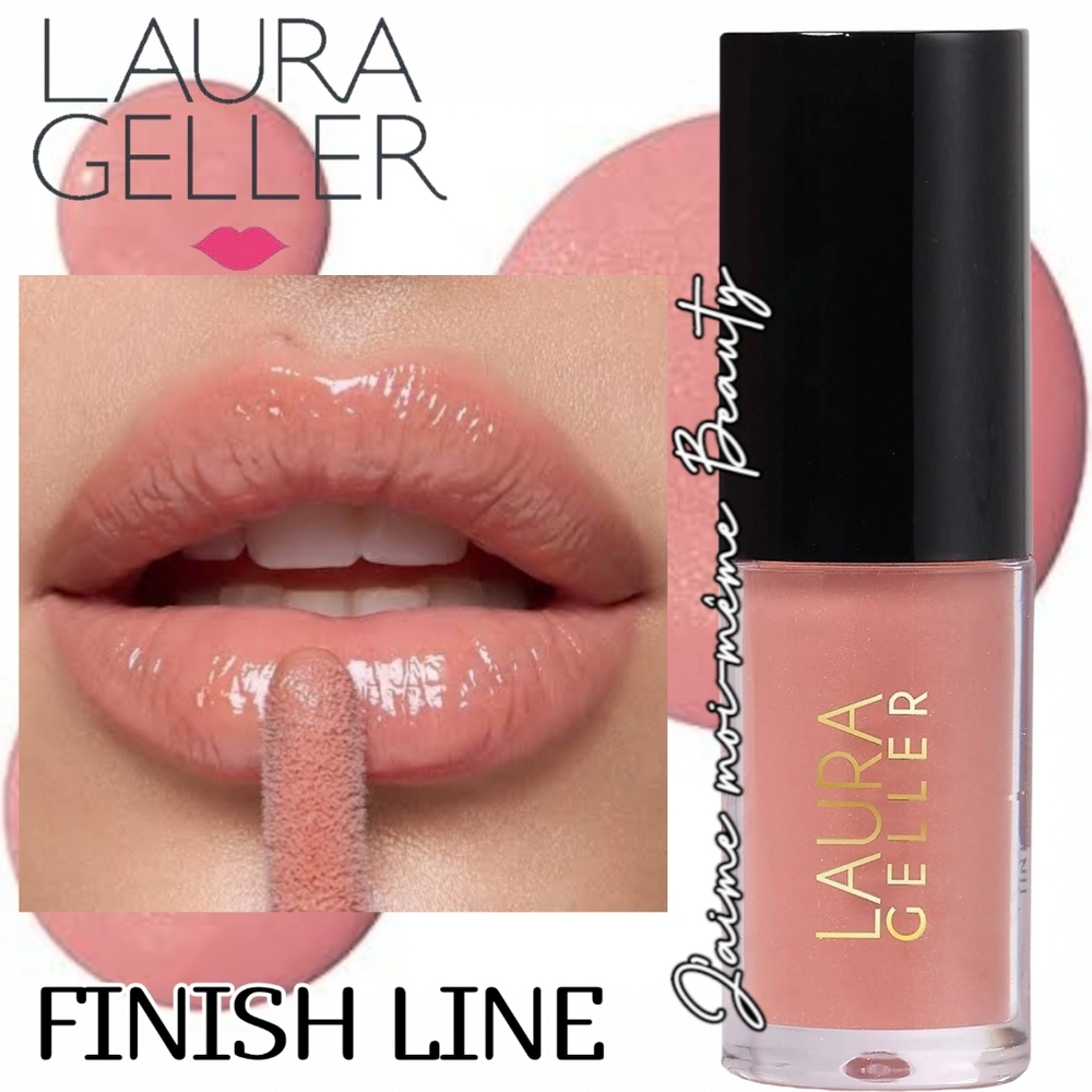 Laura Geller Finish Line Tinted Lip Oil Gloss - Milky Peach Nude